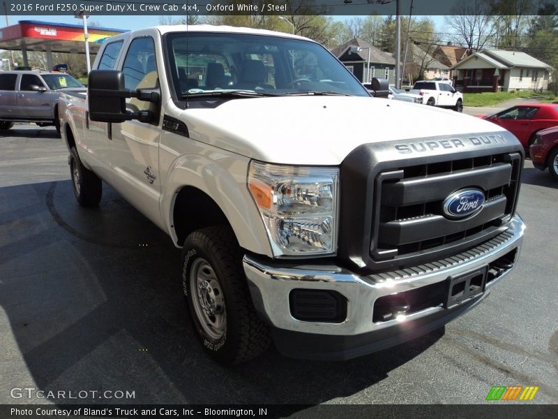 Oxford White / Steel 2016 Ford F250 Super Duty XL Crew Cab 4x4