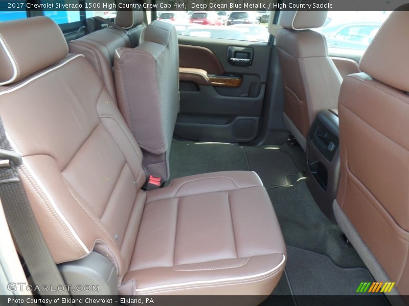 Deep Ocean Blue Metallic / High Country Saddle 2017 Chevrolet Silverado 1500 High Country Crew Cab 4x4