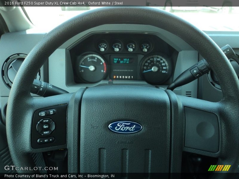 Oxford White / Steel 2016 Ford F250 Super Duty XL Crew Cab 4x4