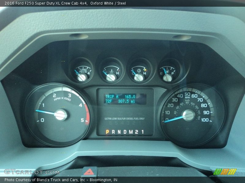 Oxford White / Steel 2016 Ford F250 Super Duty XL Crew Cab 4x4
