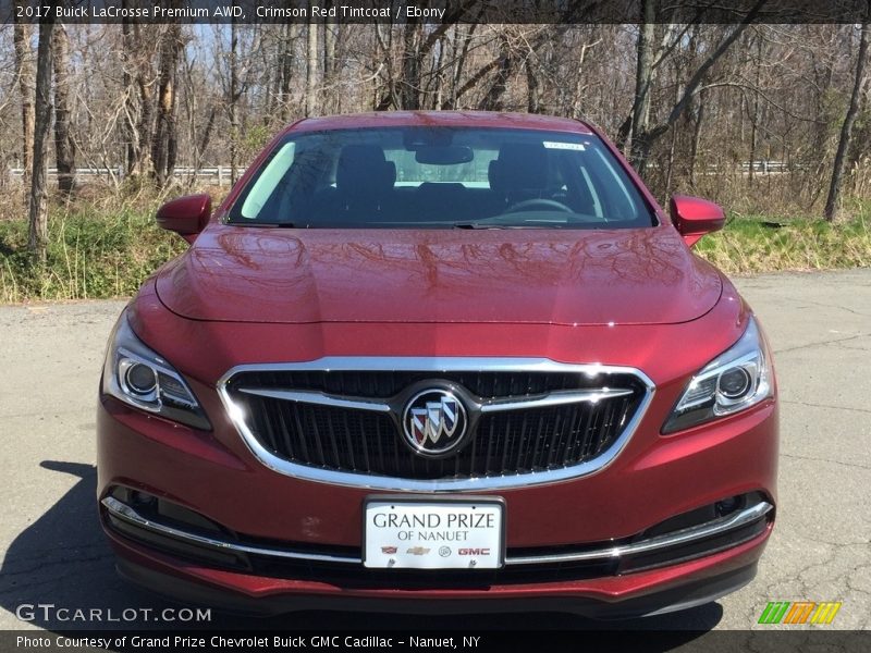Crimson Red Tintcoat / Ebony 2017 Buick LaCrosse Premium AWD