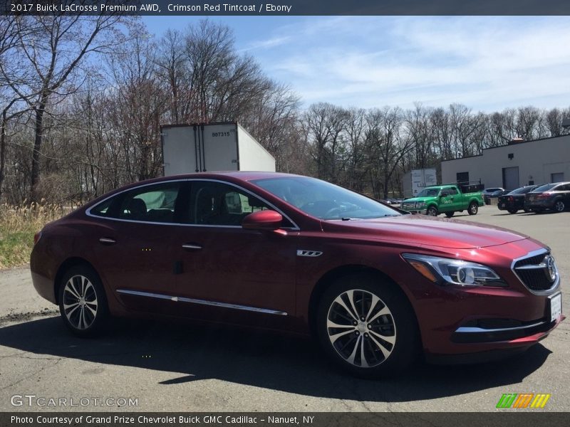 Crimson Red Tintcoat / Ebony 2017 Buick LaCrosse Premium AWD