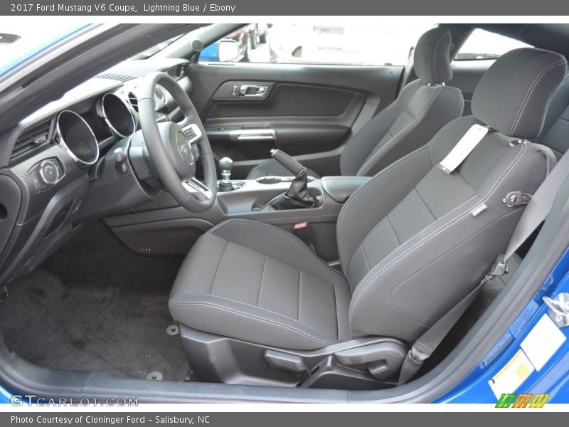  2017 Mustang V6 Coupe Ebony Interior