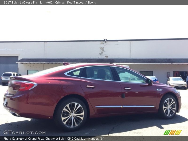 Crimson Red Tintcoat / Ebony 2017 Buick LaCrosse Premium AWD