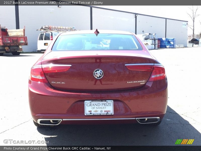 Crimson Red Tintcoat / Ebony 2017 Buick LaCrosse Premium AWD