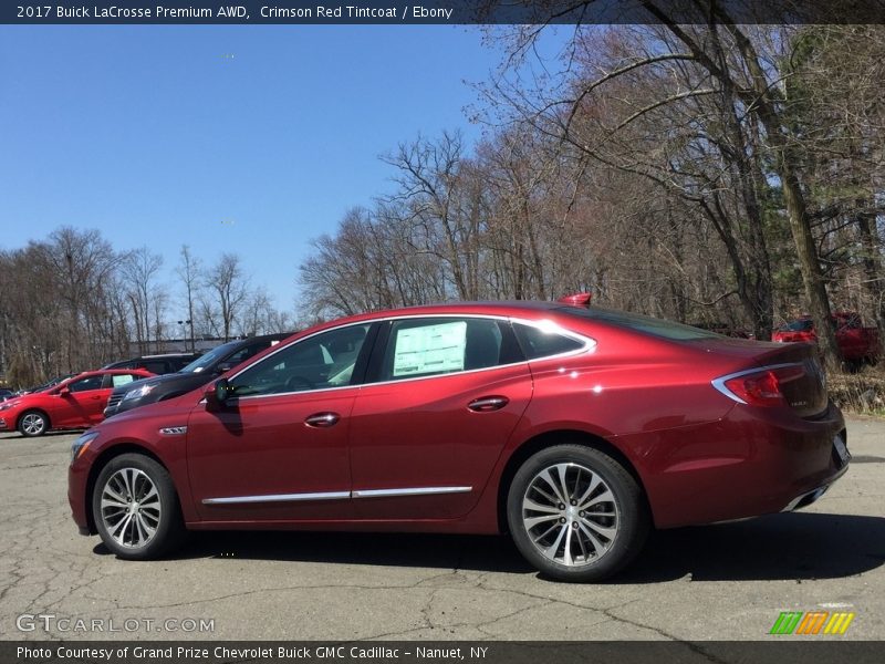 Crimson Red Tintcoat / Ebony 2017 Buick LaCrosse Premium AWD