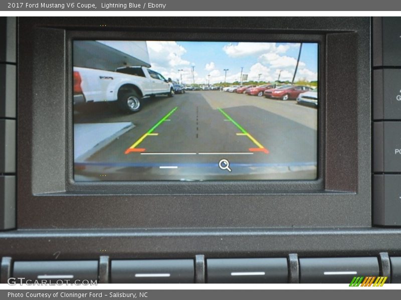 Lightning Blue / Ebony 2017 Ford Mustang V6 Coupe
