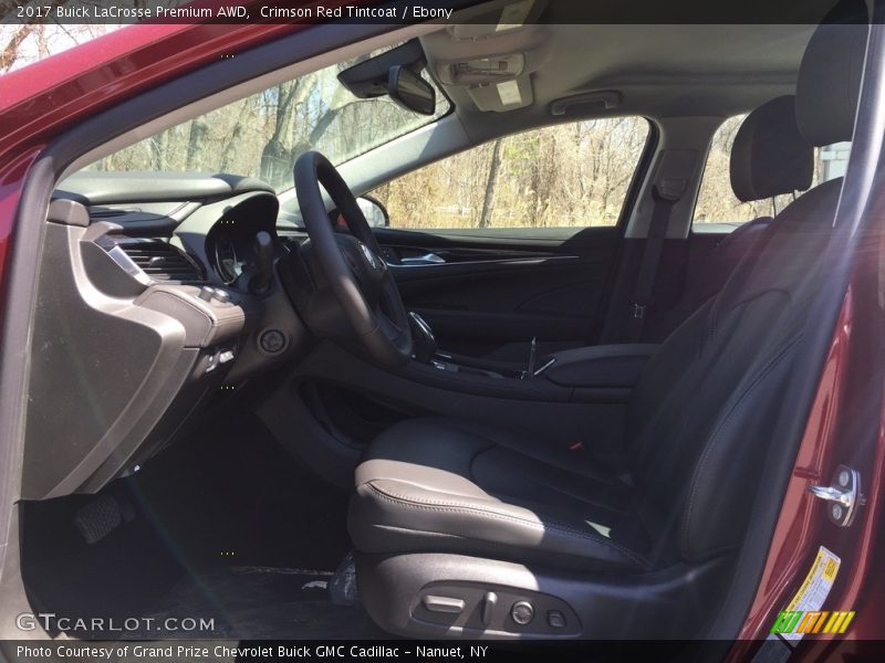 Crimson Red Tintcoat / Ebony 2017 Buick LaCrosse Premium AWD