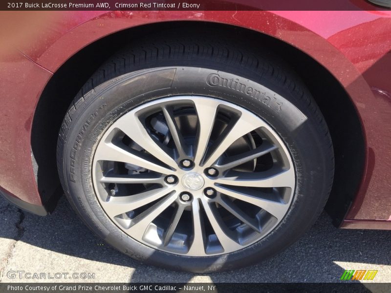 Crimson Red Tintcoat / Ebony 2017 Buick LaCrosse Premium AWD