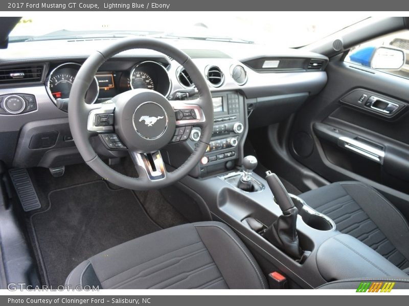 Lightning Blue / Ebony 2017 Ford Mustang GT Coupe