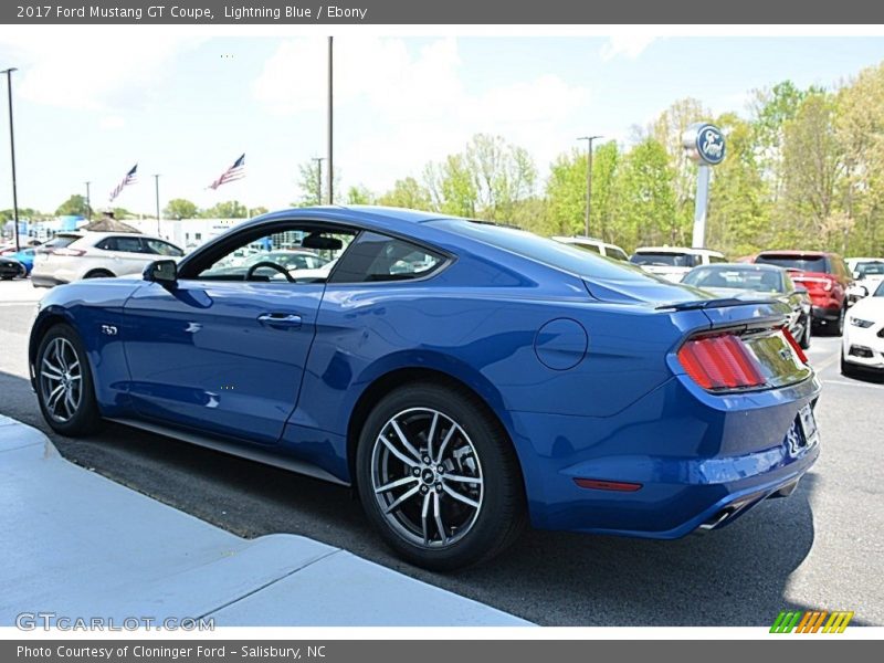 Lightning Blue / Ebony 2017 Ford Mustang GT Coupe