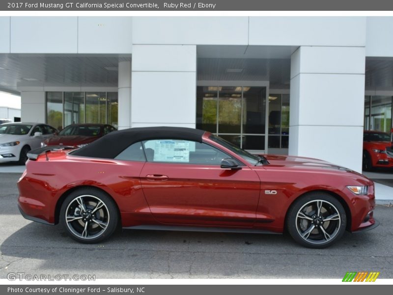 Ruby Red / Ebony 2017 Ford Mustang GT California Speical Convertible