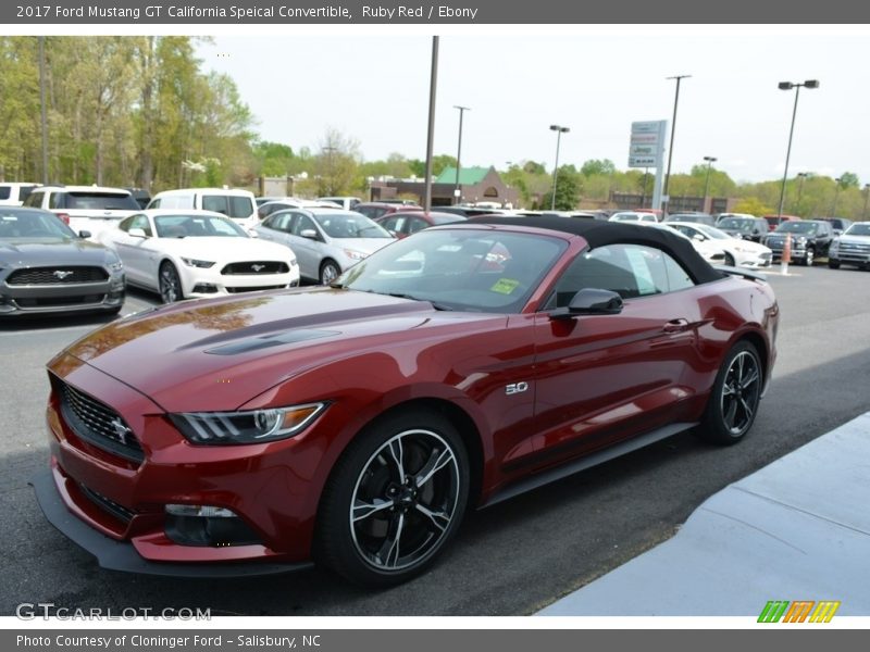 Ruby Red / Ebony 2017 Ford Mustang GT California Speical Convertible