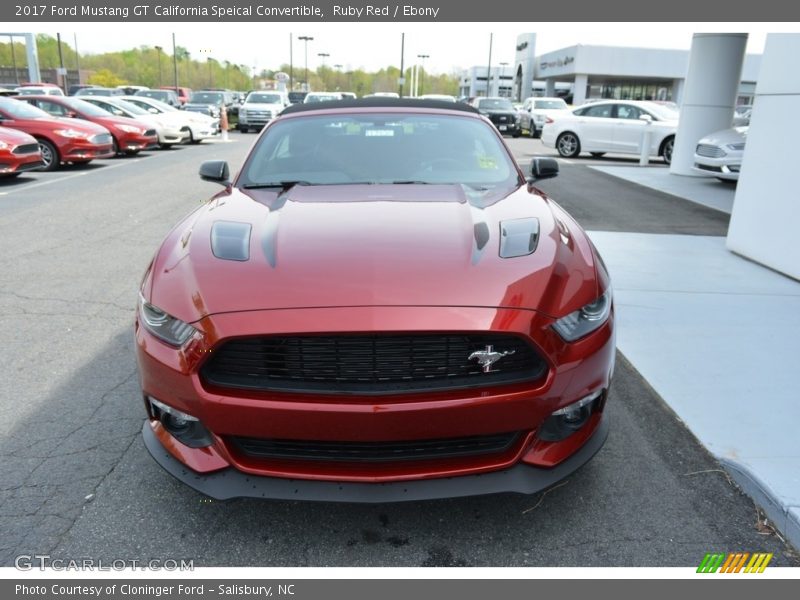 Ruby Red / Ebony 2017 Ford Mustang GT California Speical Convertible