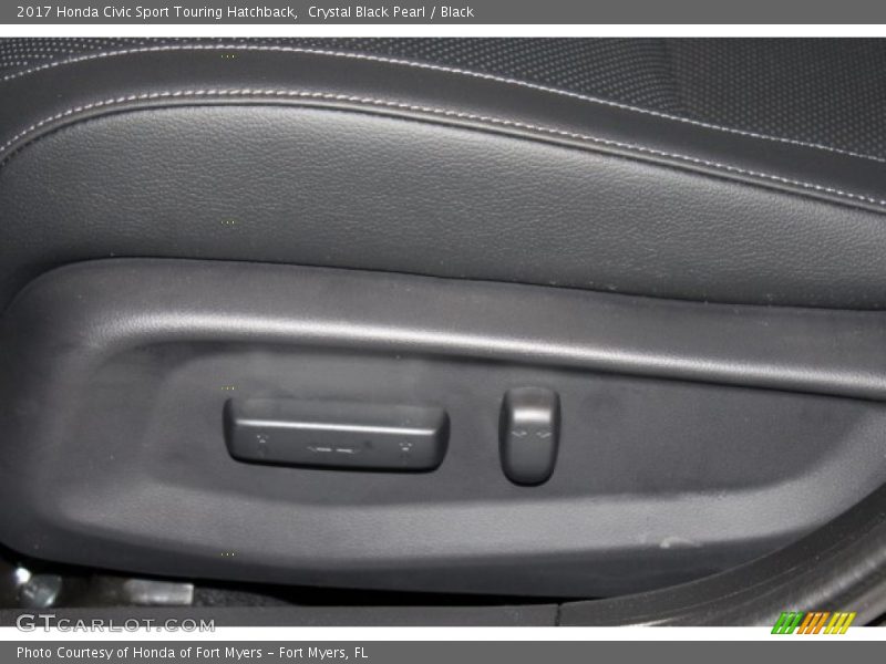 Crystal Black Pearl / Black 2017 Honda Civic Sport Touring Hatchback