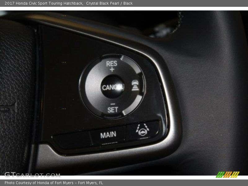 Crystal Black Pearl / Black 2017 Honda Civic Sport Touring Hatchback