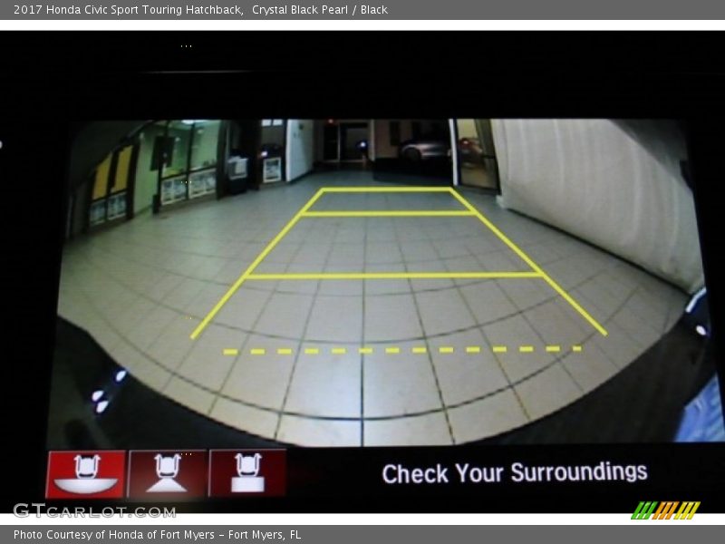 Crystal Black Pearl / Black 2017 Honda Civic Sport Touring Hatchback