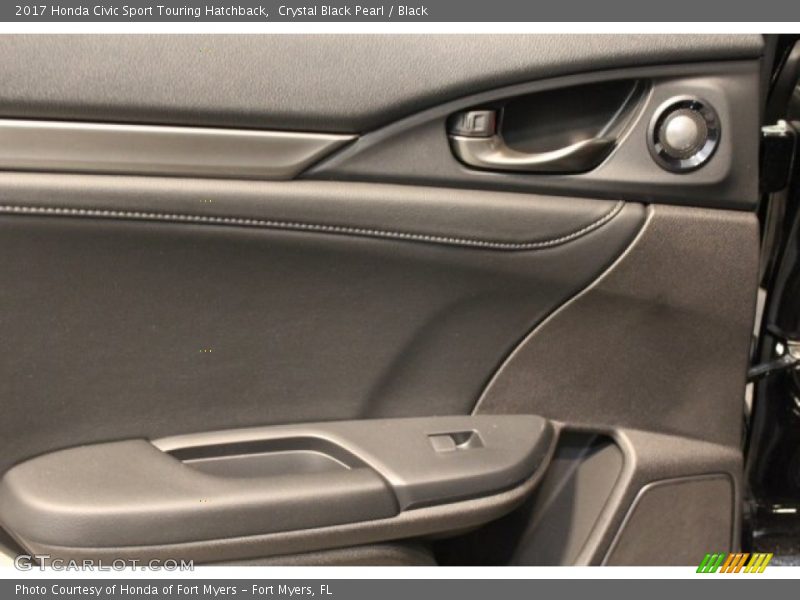 Crystal Black Pearl / Black 2017 Honda Civic Sport Touring Hatchback