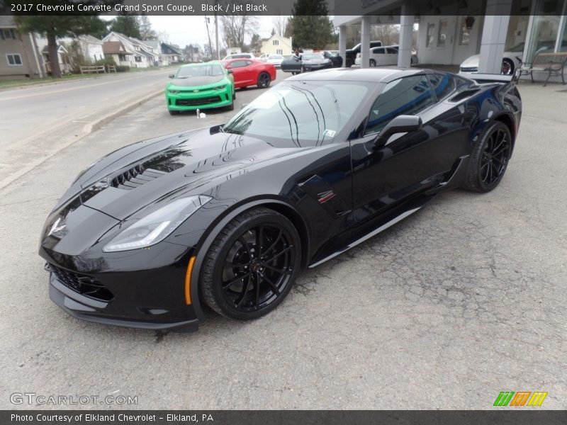 Black / Jet Black 2017 Chevrolet Corvette Grand Sport Coupe