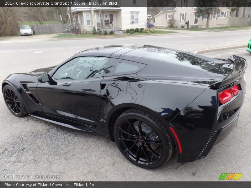 Black / Jet Black 2017 Chevrolet Corvette Grand Sport Coupe