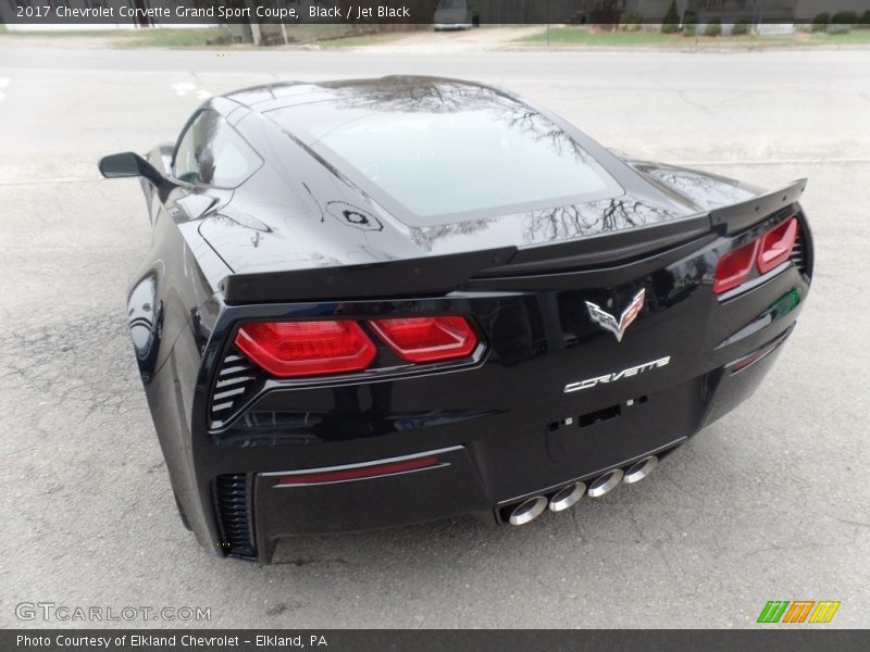 Black / Jet Black 2017 Chevrolet Corvette Grand Sport Coupe