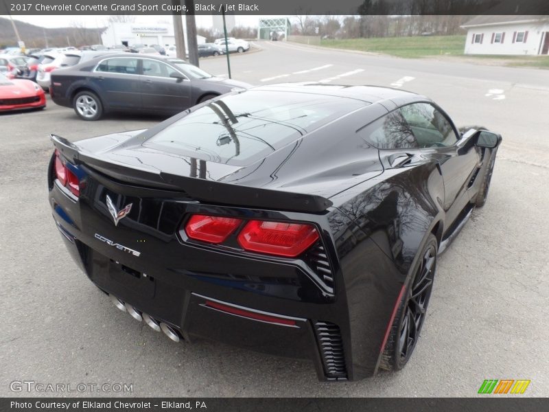 Black / Jet Black 2017 Chevrolet Corvette Grand Sport Coupe