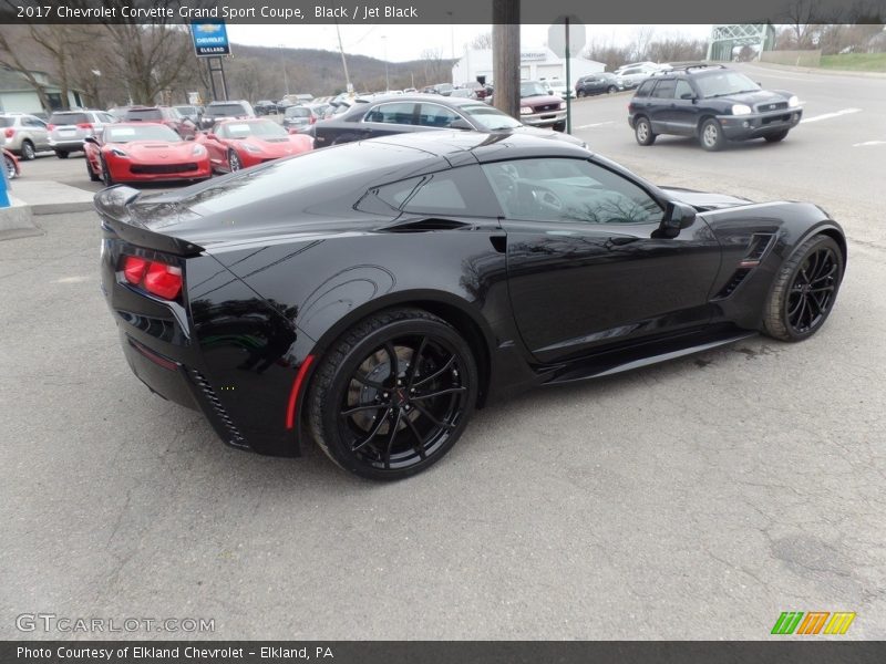 Black / Jet Black 2017 Chevrolet Corvette Grand Sport Coupe