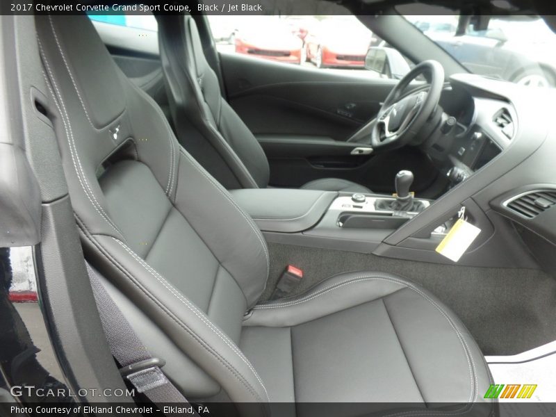 Black / Jet Black 2017 Chevrolet Corvette Grand Sport Coupe