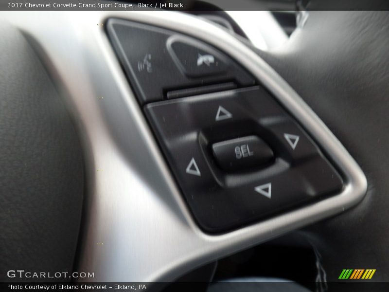Black / Jet Black 2017 Chevrolet Corvette Grand Sport Coupe