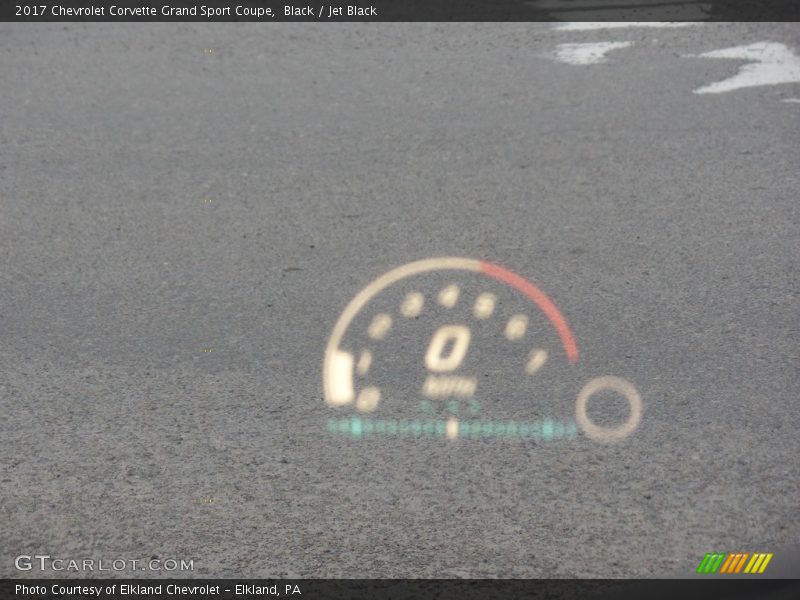 Black / Jet Black 2017 Chevrolet Corvette Grand Sport Coupe