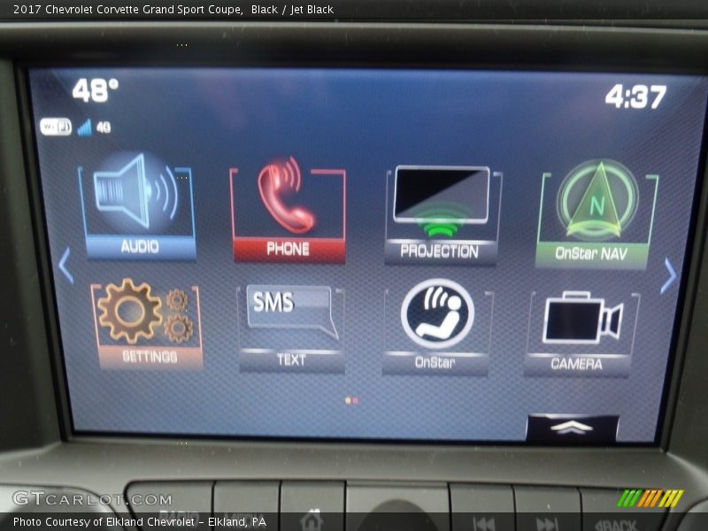 Black / Jet Black 2017 Chevrolet Corvette Grand Sport Coupe