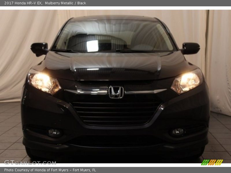Mulberry Metallic / Black 2017 Honda HR-V EX