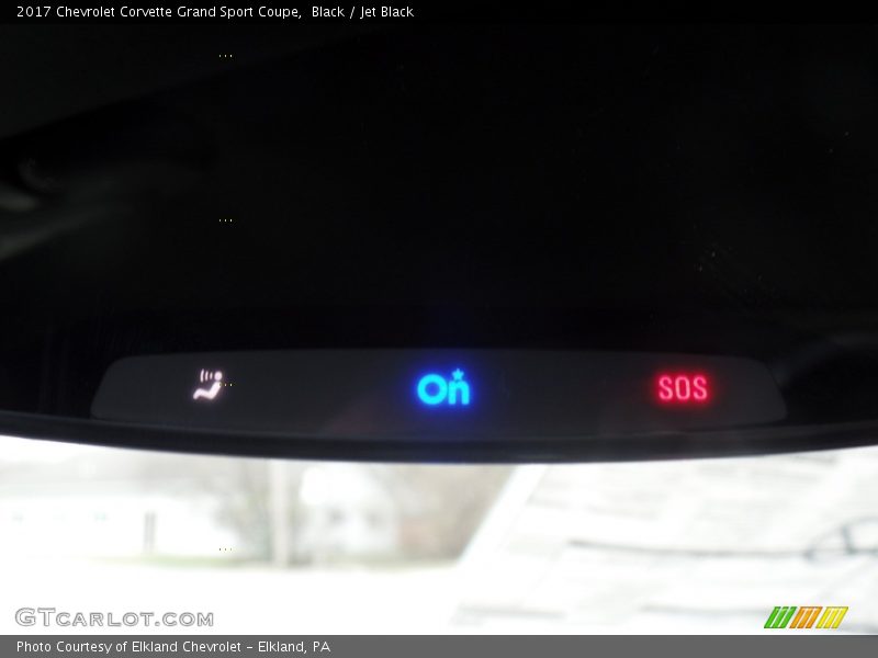 Black / Jet Black 2017 Chevrolet Corvette Grand Sport Coupe