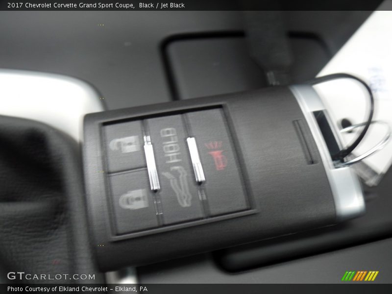 Black / Jet Black 2017 Chevrolet Corvette Grand Sport Coupe
