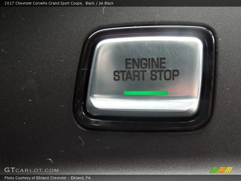 Black / Jet Black 2017 Chevrolet Corvette Grand Sport Coupe