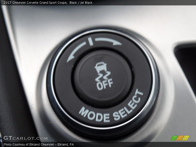 Black / Jet Black 2017 Chevrolet Corvette Grand Sport Coupe