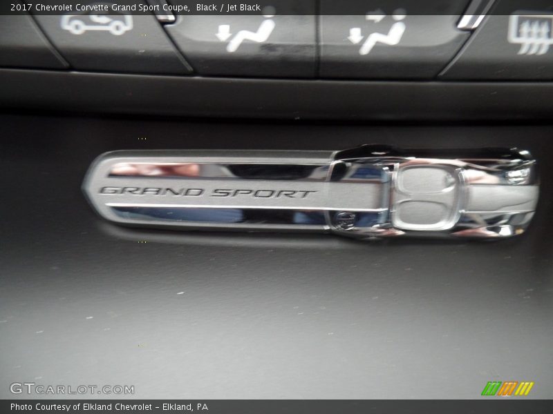 Black / Jet Black 2017 Chevrolet Corvette Grand Sport Coupe
