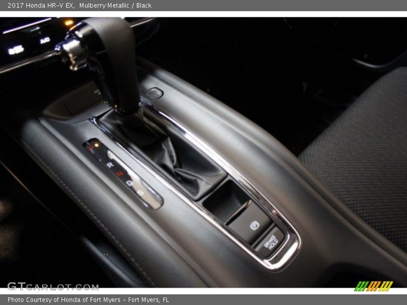 Mulberry Metallic / Black 2017 Honda HR-V EX