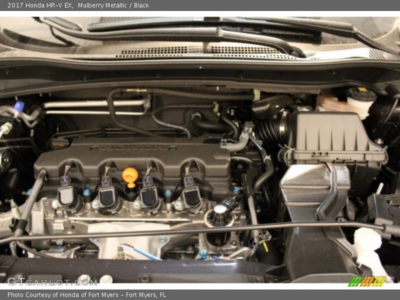 Mulberry Metallic / Black 2017 Honda HR-V EX