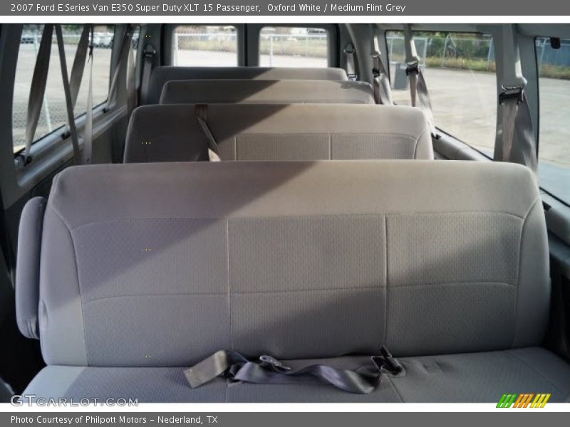Oxford White / Medium Flint Grey 2007 Ford E Series Van E350 Super Duty XLT 15 Passenger