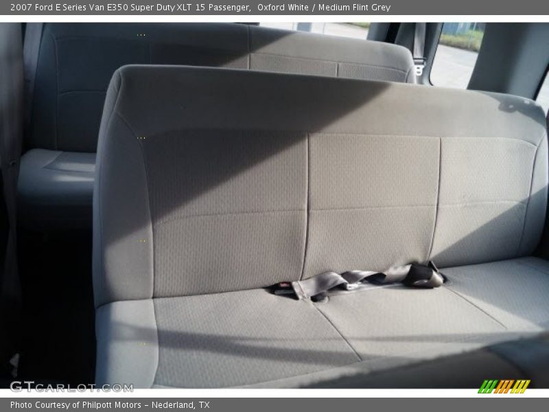 Oxford White / Medium Flint Grey 2007 Ford E Series Van E350 Super Duty XLT 15 Passenger