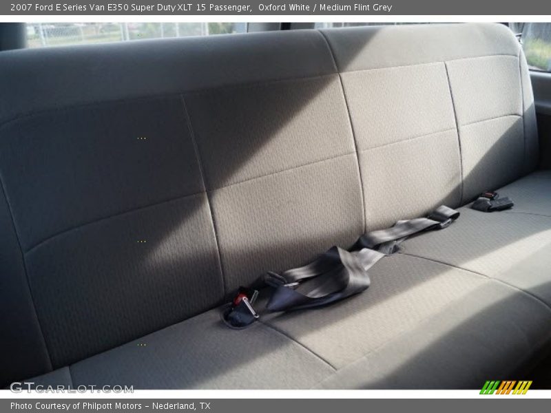 Oxford White / Medium Flint Grey 2007 Ford E Series Van E350 Super Duty XLT 15 Passenger