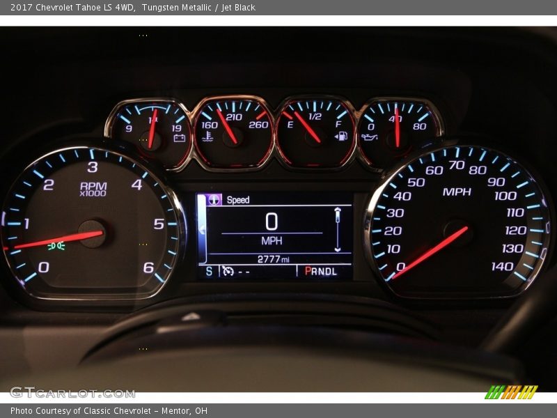 Tungsten Metallic / Jet Black 2017 Chevrolet Tahoe LS 4WD