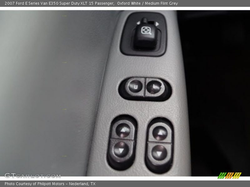 Oxford White / Medium Flint Grey 2007 Ford E Series Van E350 Super Duty XLT 15 Passenger