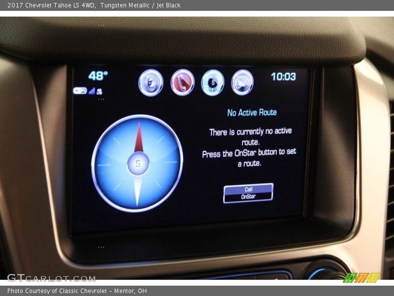 Tungsten Metallic / Jet Black 2017 Chevrolet Tahoe LS 4WD