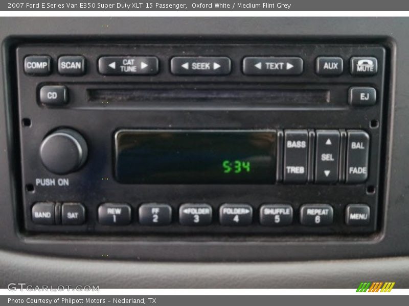 Oxford White / Medium Flint Grey 2007 Ford E Series Van E350 Super Duty XLT 15 Passenger