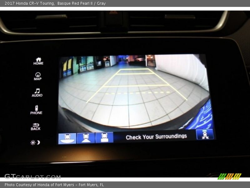 Basque Red Pearl II / Gray 2017 Honda CR-V Touring