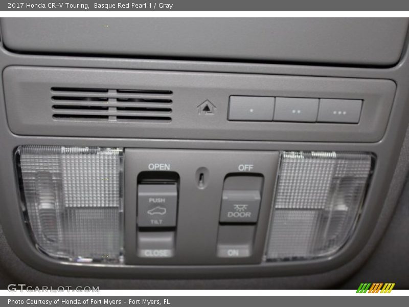 Basque Red Pearl II / Gray 2017 Honda CR-V Touring