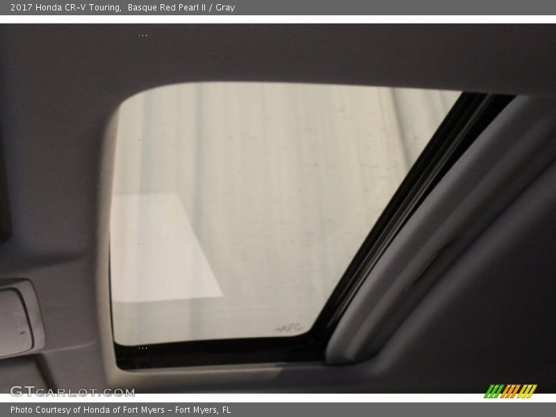 Basque Red Pearl II / Gray 2017 Honda CR-V Touring