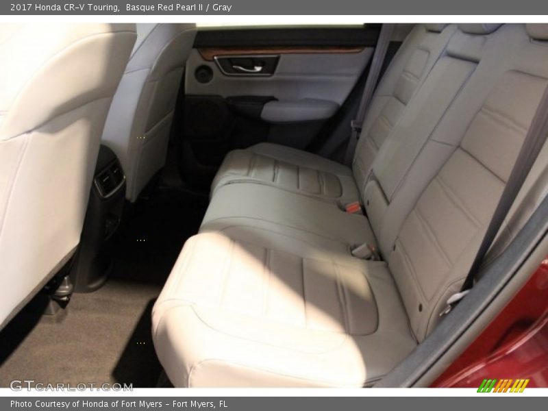 Basque Red Pearl II / Gray 2017 Honda CR-V Touring
